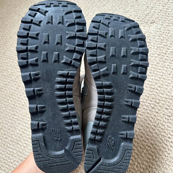 New Balance 574 Core White/Grey Women's Size 7 - Picture 3 of 4